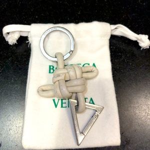 Bottega Veneta Triangle Key Ring